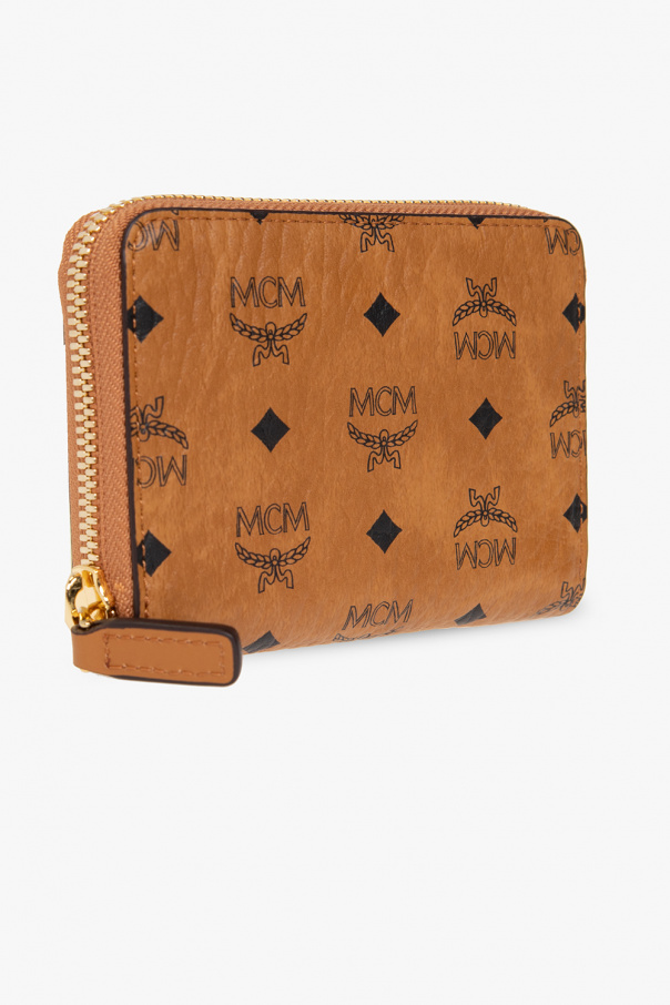 Mcm visetos zip wallet sale